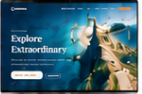 Travel website concept